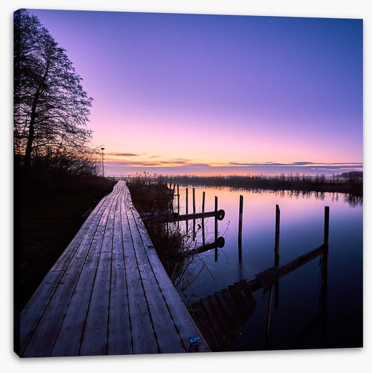 Dusk on the dock