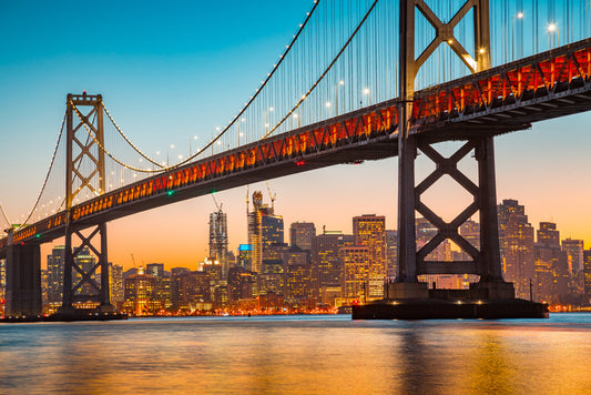 Bay Bridge sunset