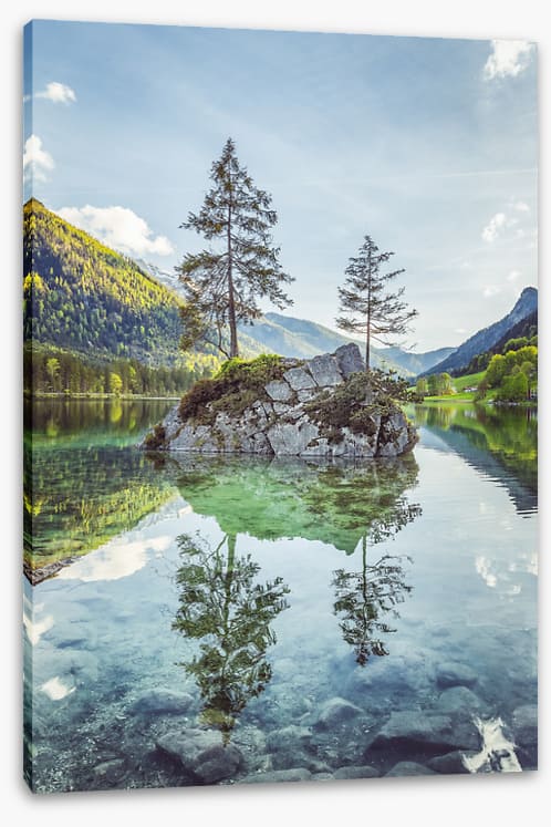 Lake Hintersee island