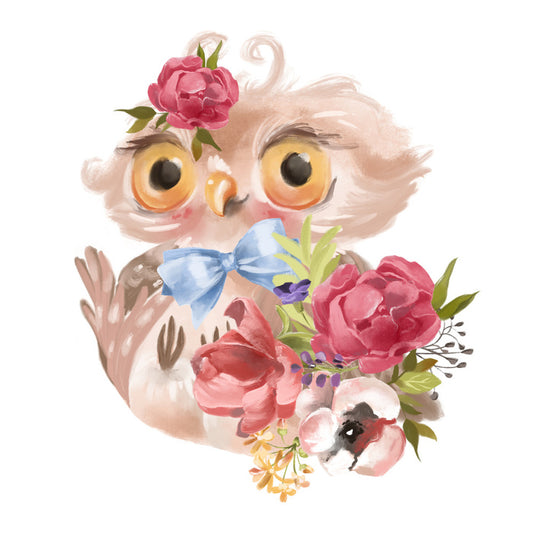 Flower owl fall 1