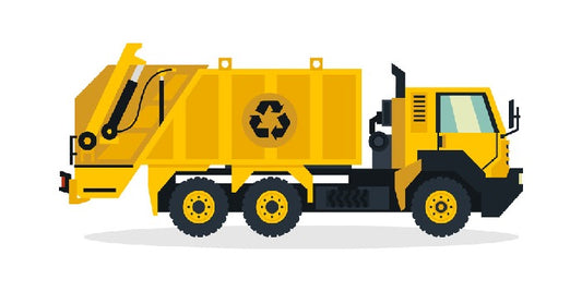 The garbage truck