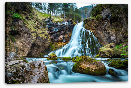 Cliff cascade
