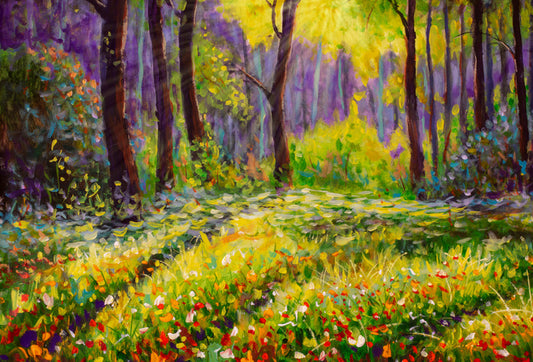 Grass in the glade