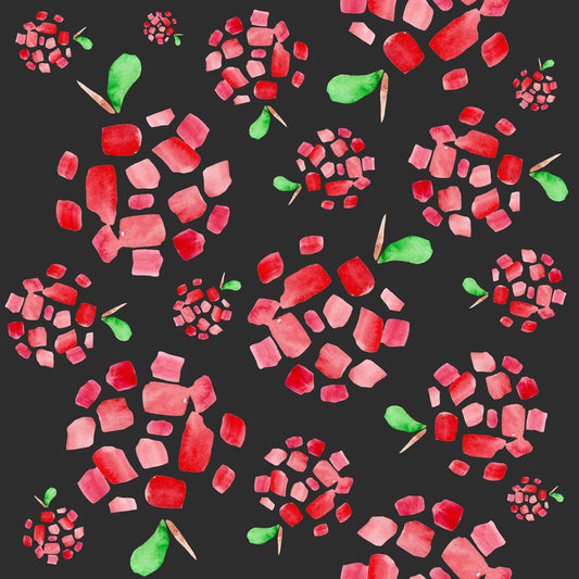 Red apple pieces