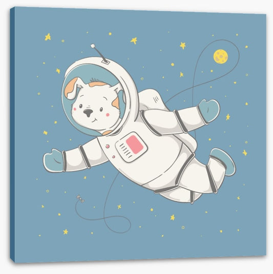 Puppy in space