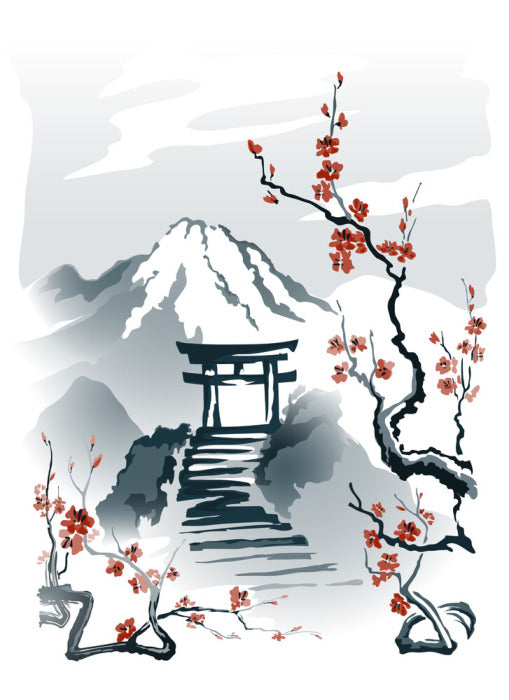 Stairs to the shrine
