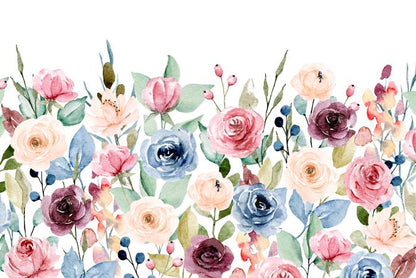 Then come the roses