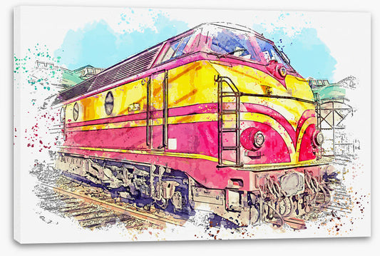 The red train