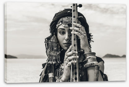 Sitar by the sea