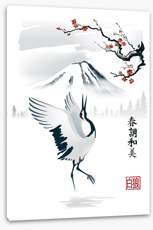 The lone crane