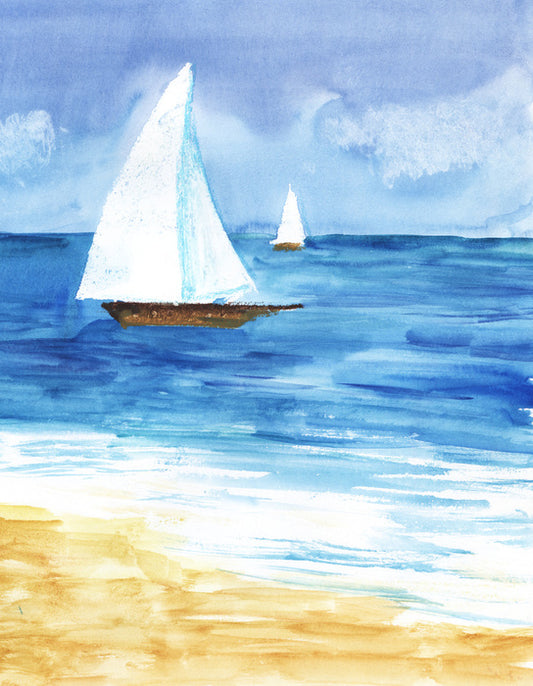 Two white sails