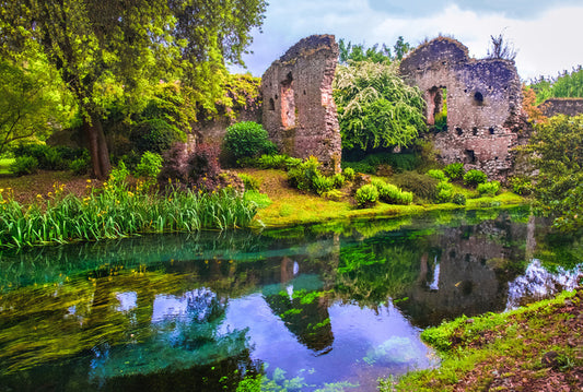 Riverbank ruins