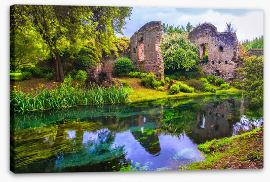 Riverbank ruins