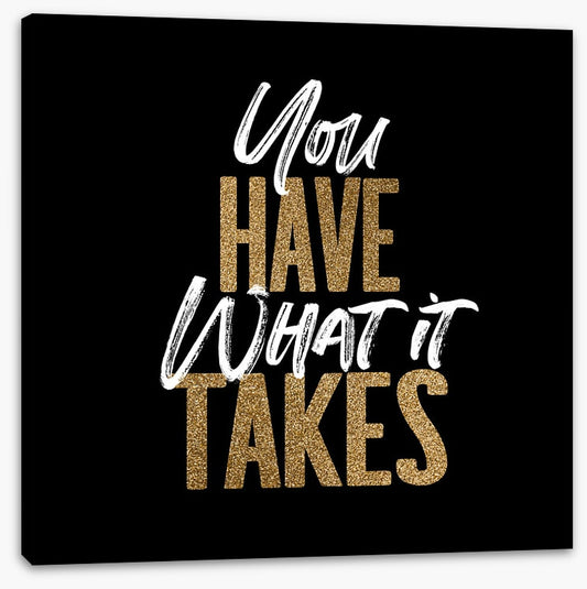 You have this
