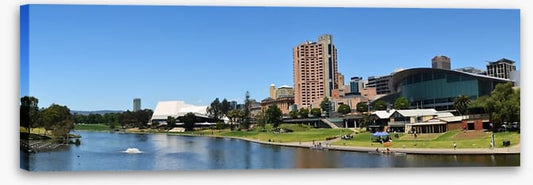 Adelaide skyline from the River Torrens