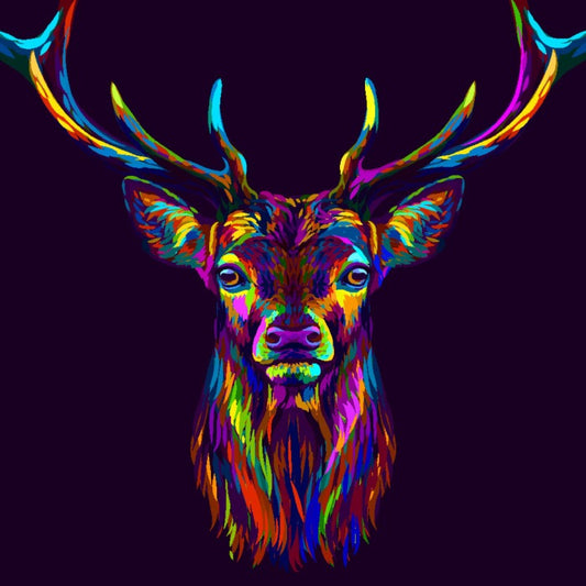 Neon deer