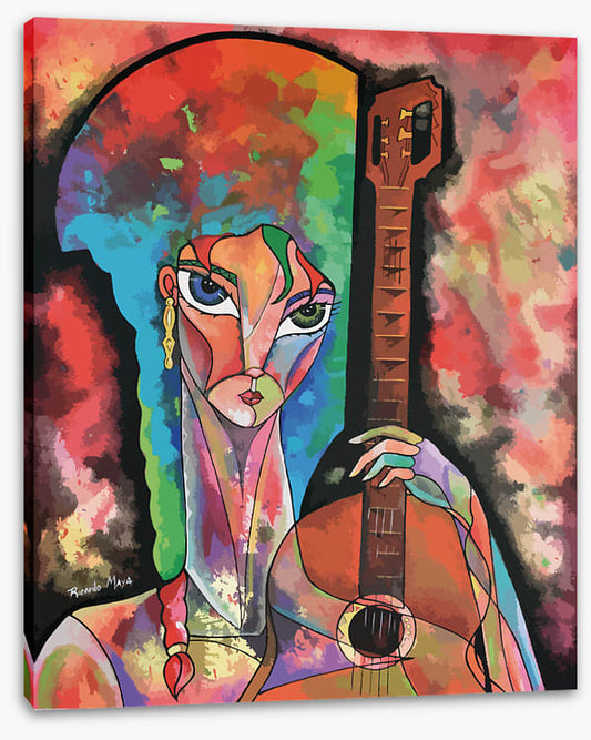 Girl with the guitar