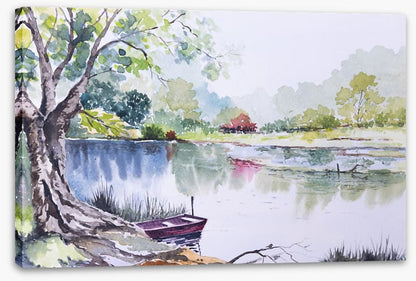 By the riverbank