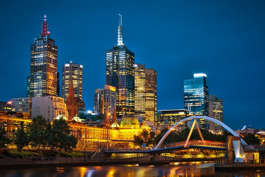 Melbourne City and Yarra River