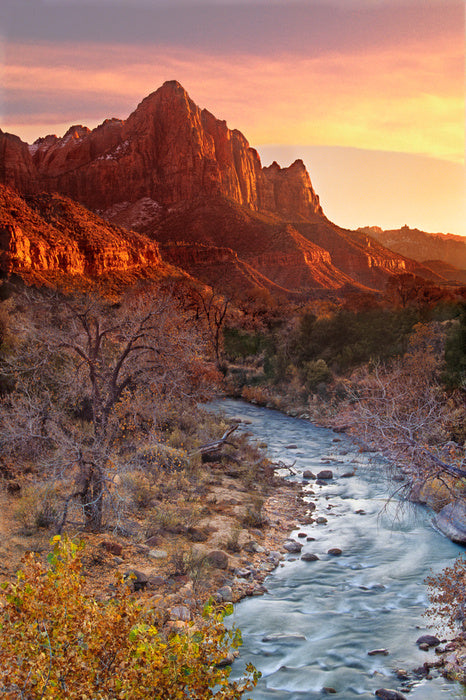 Virgin River sunset