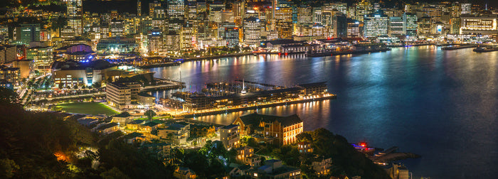 Wellington lights panorama