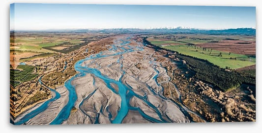 Braided river panorama