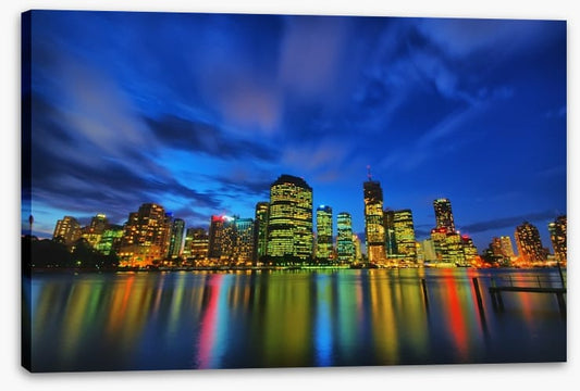 Brisbane skyline shimmer