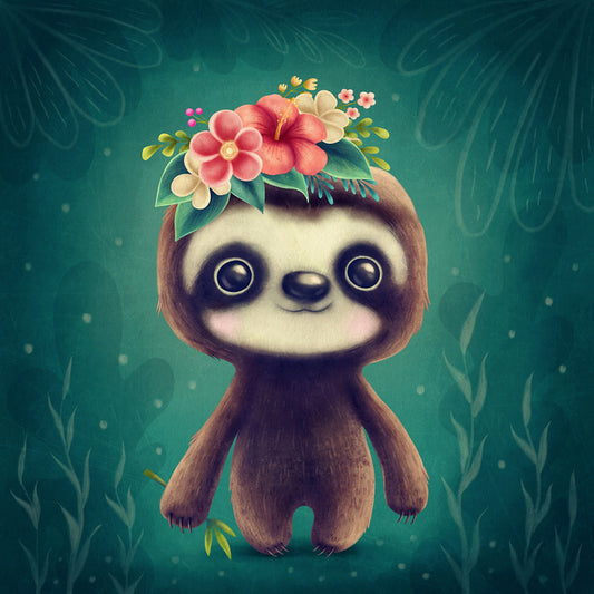 Sweet sloth smile