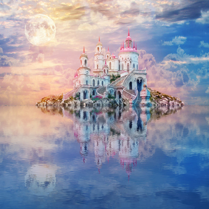 Wonderland castle lake