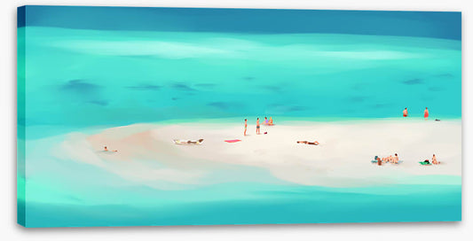 Surrounded by sea