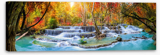 Autumn cascades panorama