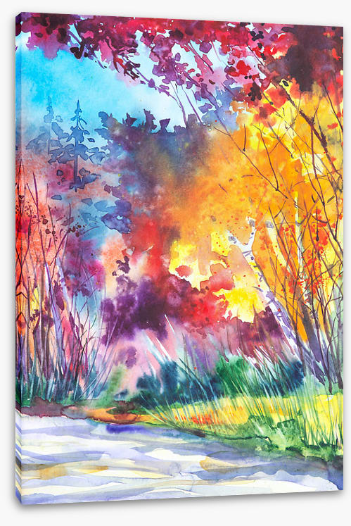 Autumn leaf lane