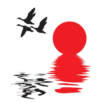 Flying ducks