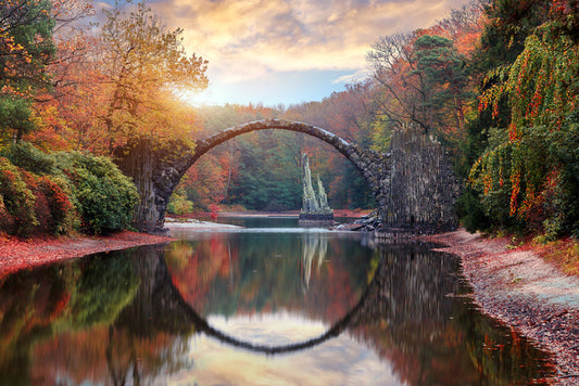 Rakotz Bridge autumn