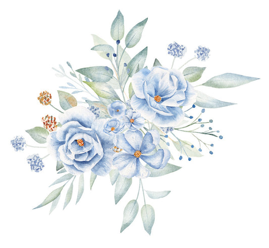 Blue flax bouquet I