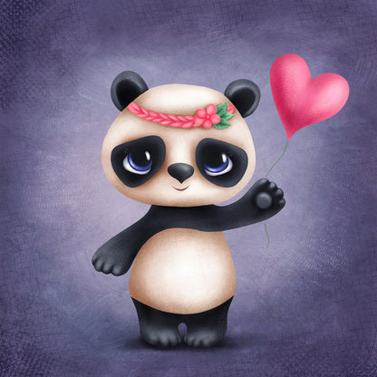 Little panda love