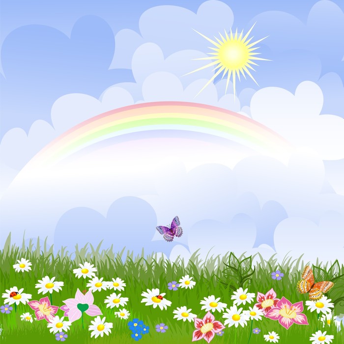 The rainbow meadow