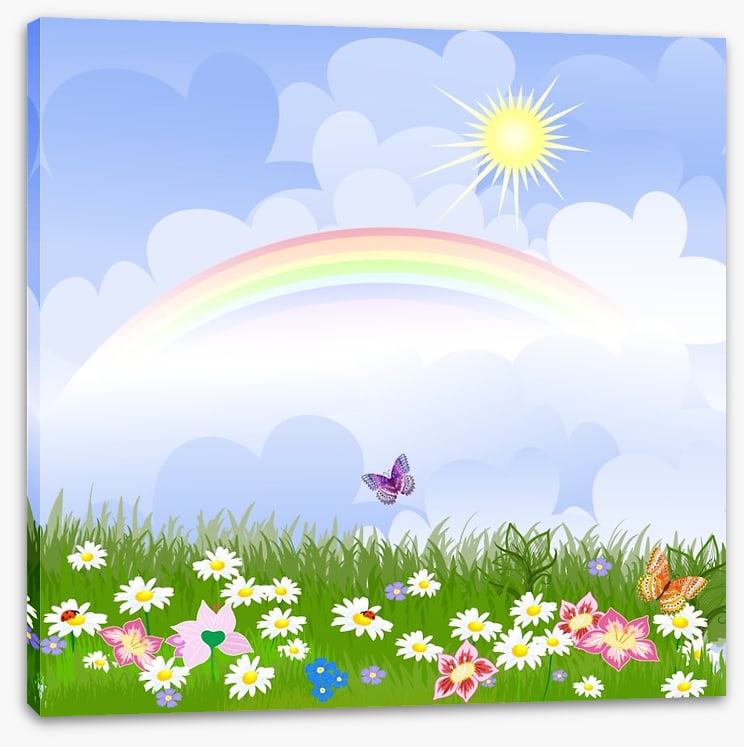 The rainbow meadow