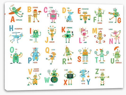 Robot alphabet