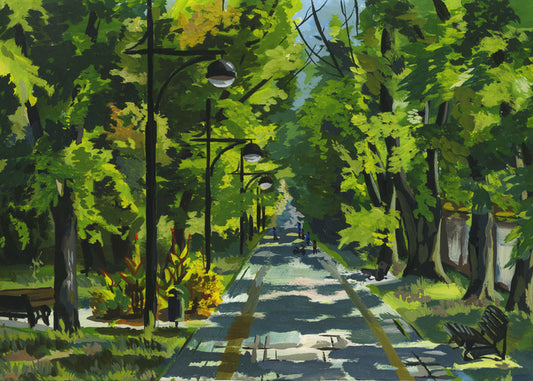 Path through the park