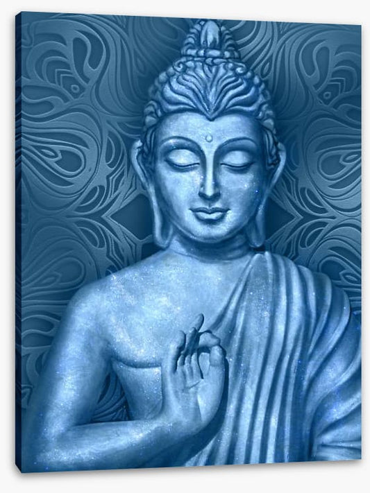 Buddha in blue