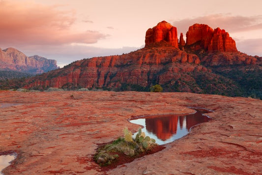 Cathedral Rock reflections