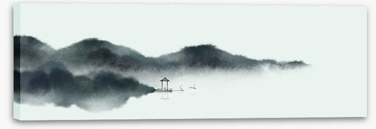 Lonely pagoda panorama