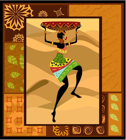 Dance of the tribal basket