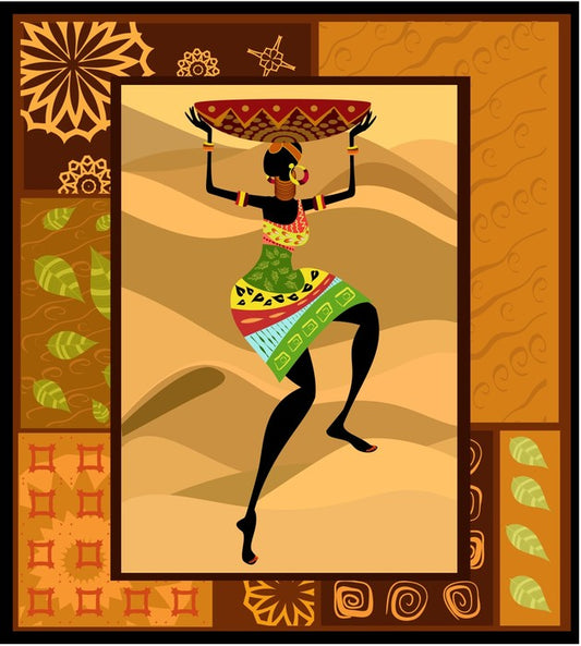 Dance of the tribal basket