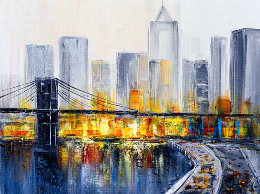 Manhattan evening glow
