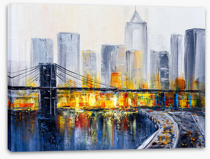 Manhattan evening glow