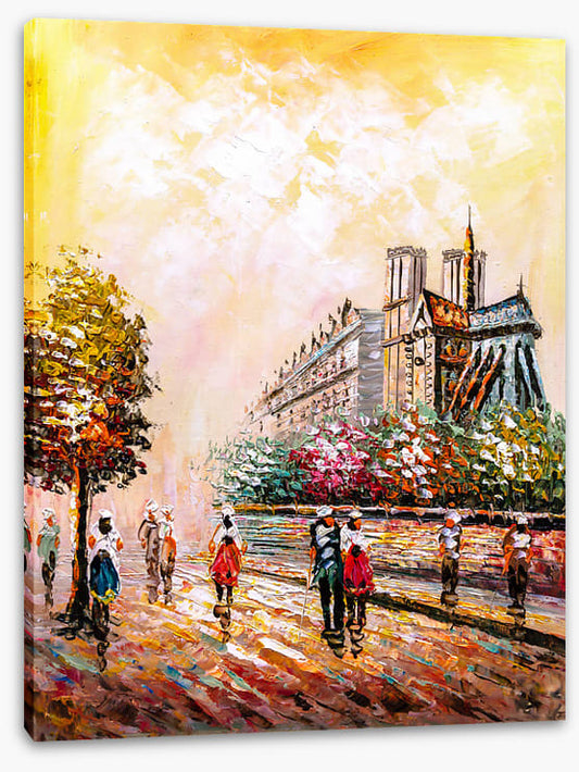 Notre Dame sunset