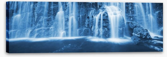 Evening waterfall panoramic