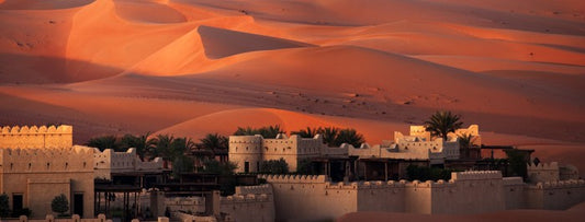 Desert dwellings panorama